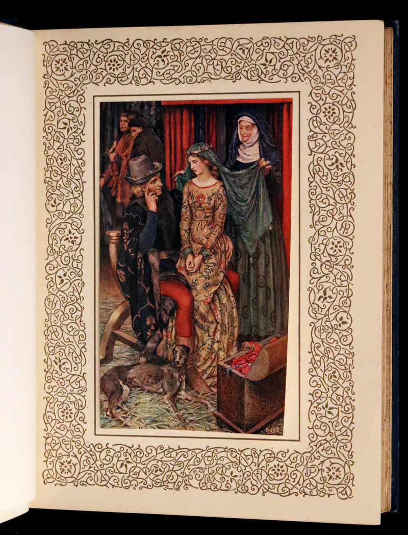 1911 First Edition Illustrated by Pre-Raphaelite Eleanor Fortescue Brickdale - Legend of King Arthur - Idylls of the King.