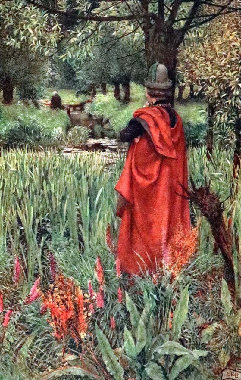 1911 First Edition Illustrated by Pre-Raphaelite Eleanor Fortescue Brickdale - Legend of King Arthur - Idylls of the King.