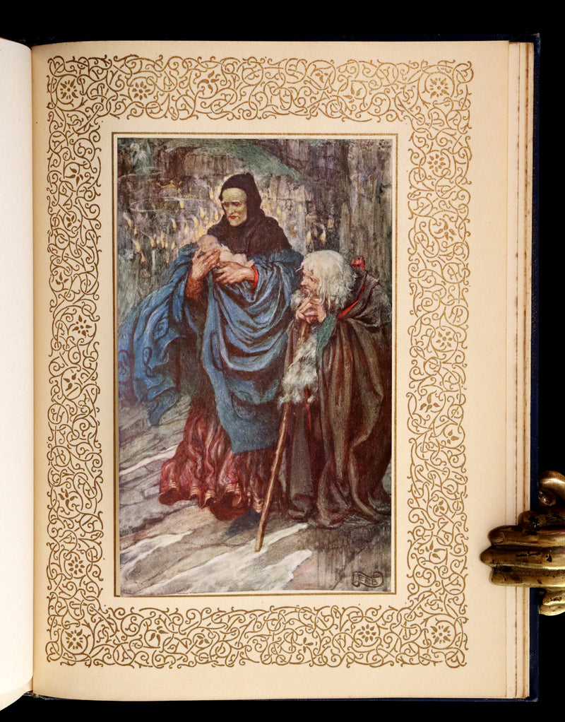 1911 First Edition Illustrated by Pre-Raphaelite Eleanor Fortescue Brickdale - Legend of King Arthur - Idylls of the King.