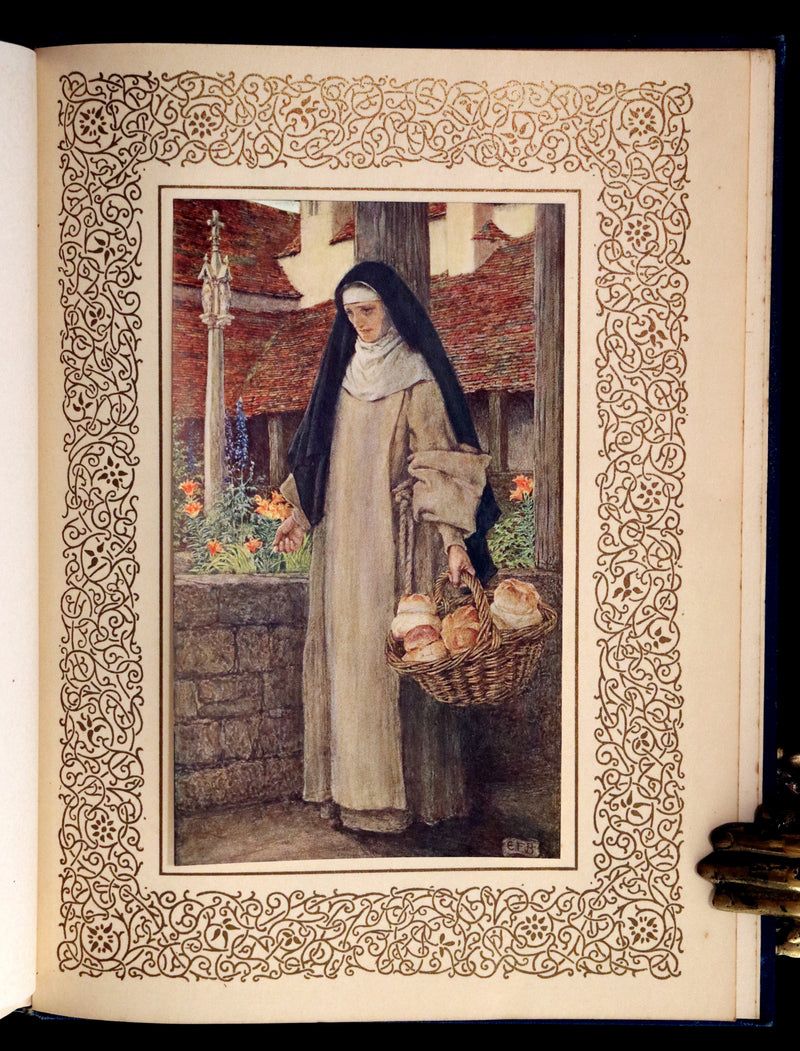 1911 First Edition Illustrated by Pre-Raphaelite Eleanor Fortescue Brickdale - Legend of King Arthur - Idylls of the King.