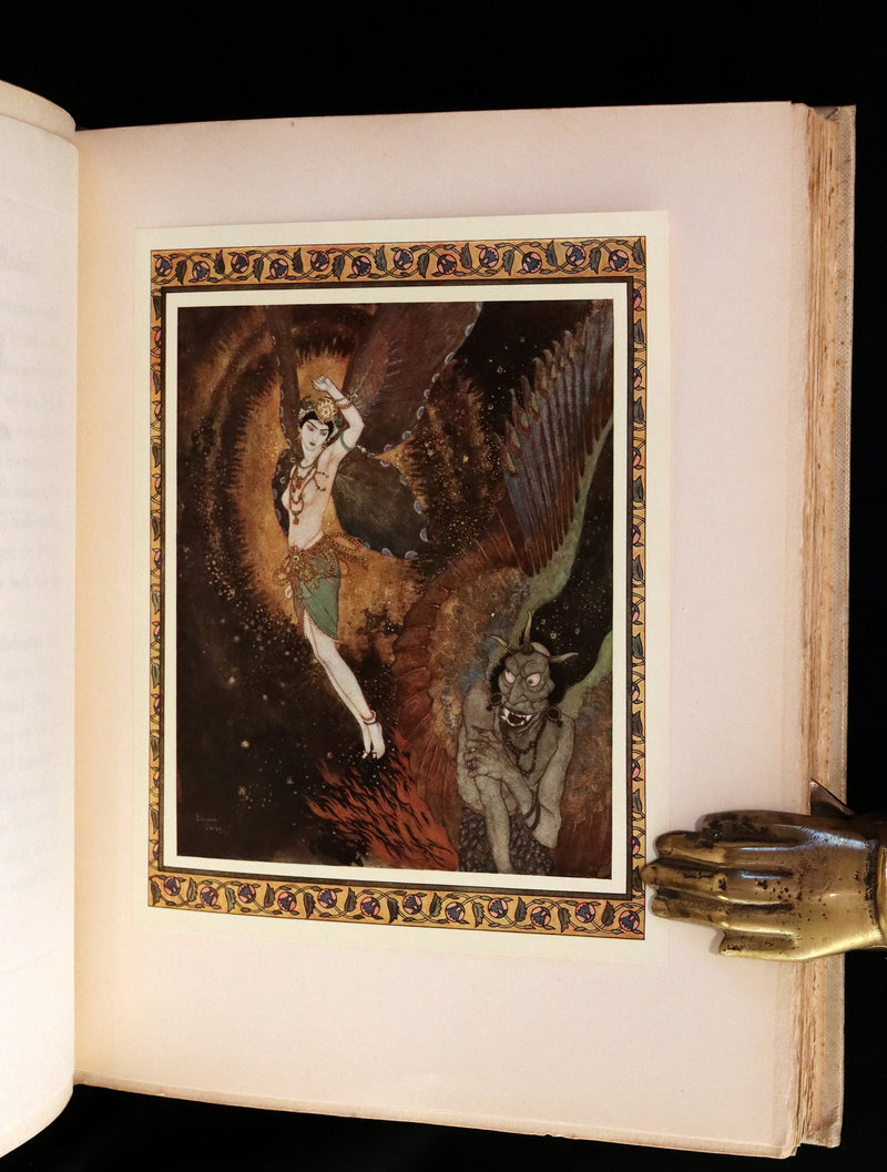 1913 Rare Limited SIGNED First Edition - Princess Badoura. A Tale from the Arabian Nights by Laurence Housman. Illustrated by Edmund Dulac.