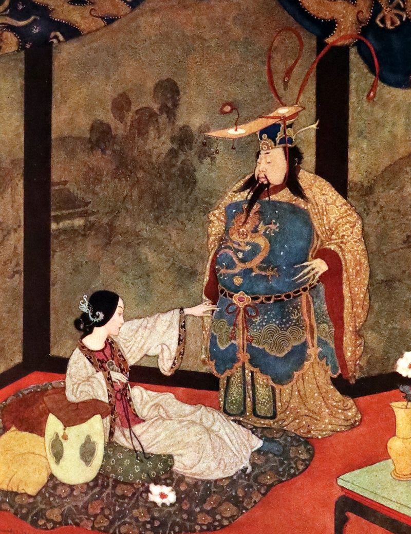 1913 Rare Limited SIGNED First Edition - Princess Badoura. A Tale from the Arabian Nights by Laurence Housman. Illustrated by Edmund Dulac.