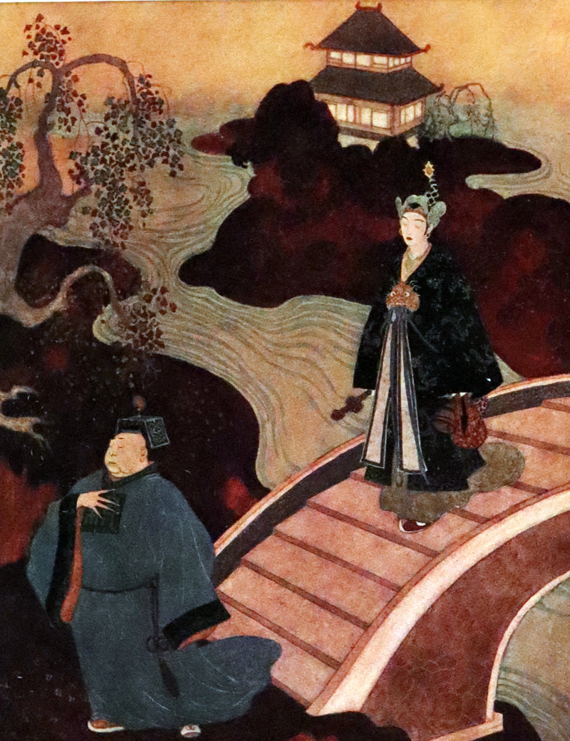 1913 Rare Limited SIGNED First Edition - Princess Badoura. A Tale from the Arabian Nights by Laurence Housman. Illustrated by Edmund Dulac.