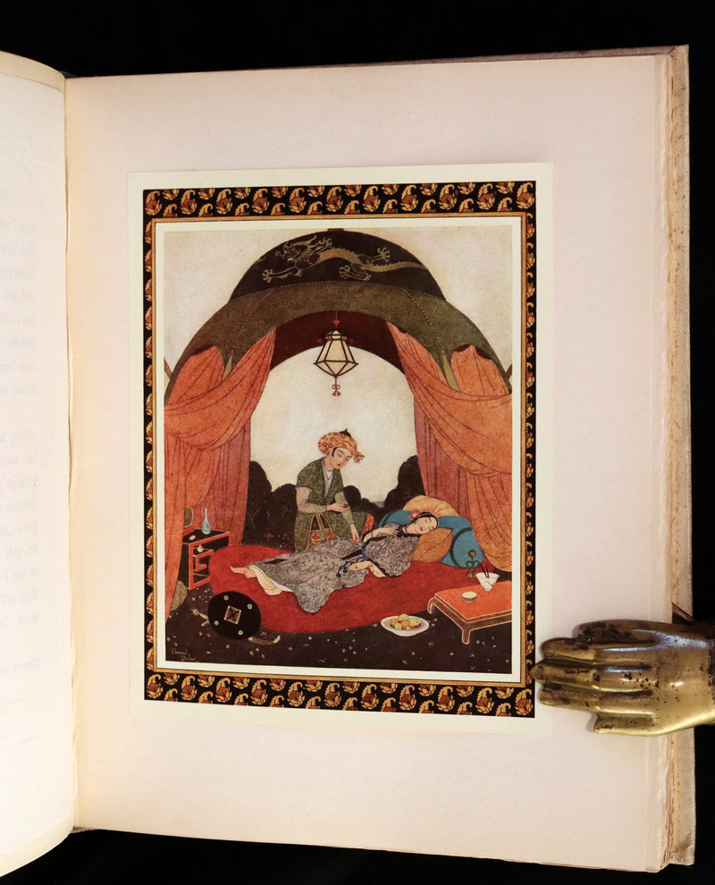 1913 Rare Limited SIGNED First Edition - Princess Badoura. A Tale from the Arabian Nights by Laurence Housman. Illustrated by Edmund Dulac.