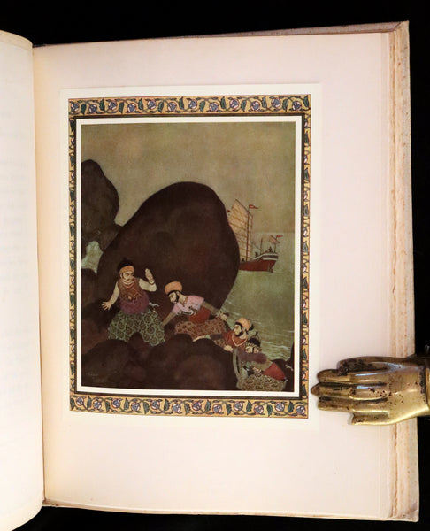 1913 Rare Limited SIGNED First Edition - Princess Badoura. A Tale from the Arabian Nights by Laurence Housman. Illustrated by Edmund Dulac.