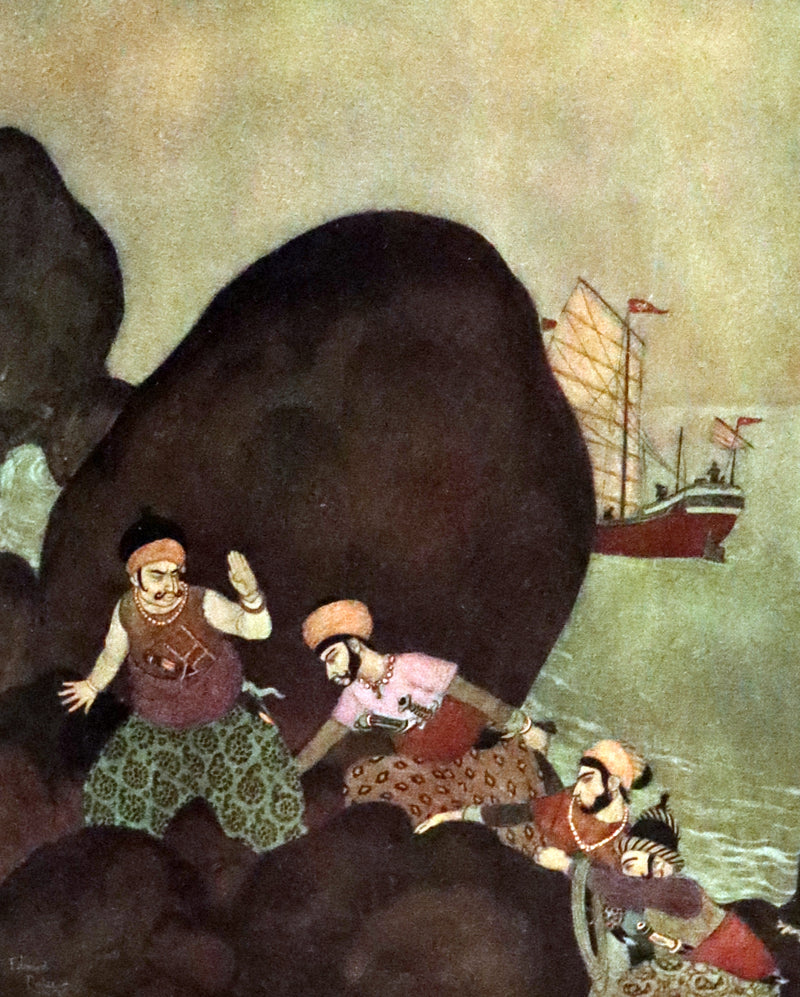 1913 Rare Limited SIGNED First Edition - Princess Badoura. A Tale from the Arabian Nights by Laurence Housman. Illustrated by Edmund Dulac.