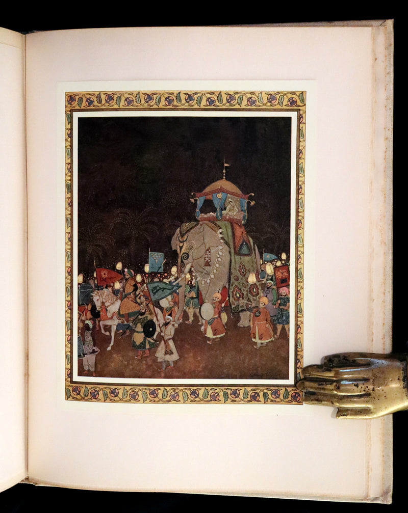 1913 Rare Limited SIGNED First Edition - Princess Badoura. A Tale from the Arabian Nights by Laurence Housman. Illustrated by Edmund Dulac.