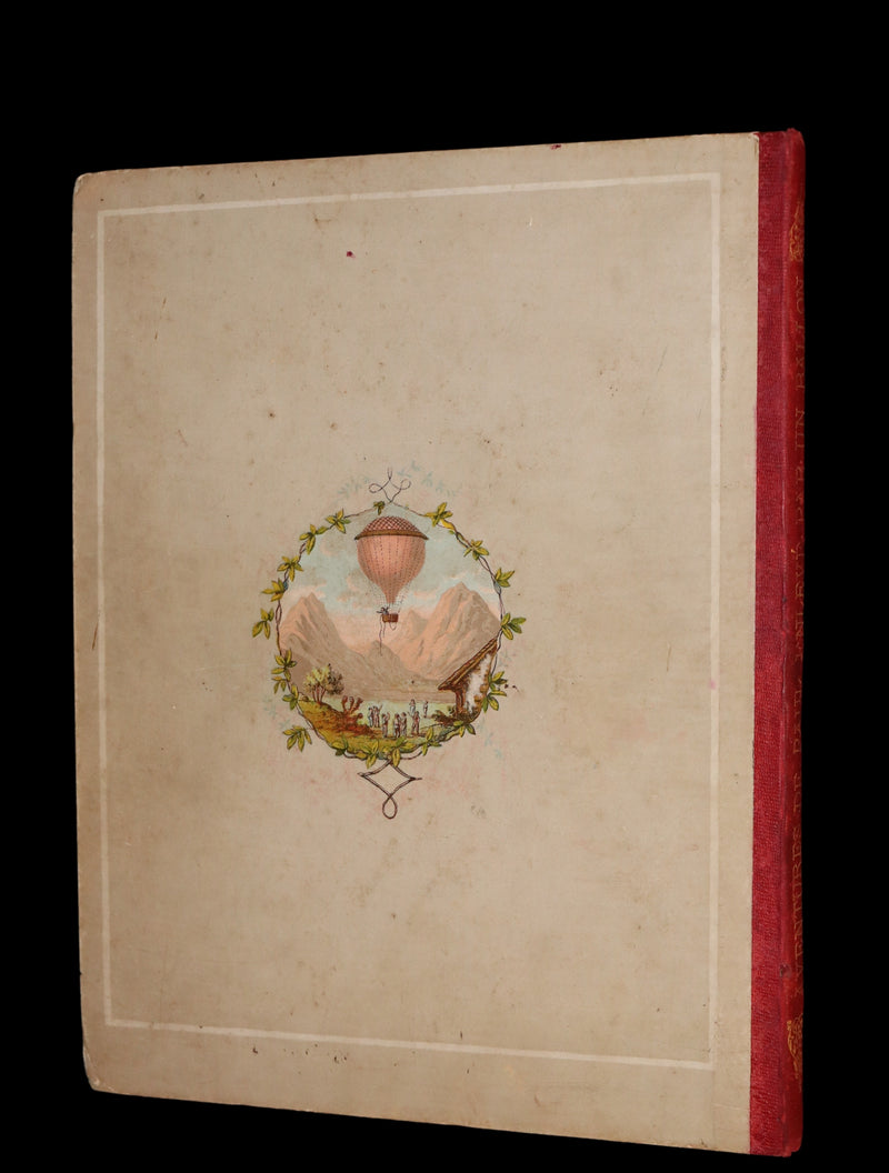 1870 Rare French Ballooning Book - Aventures de Paul enlevé par un ballon - Adventures of Paul Abducted by a Balloon.