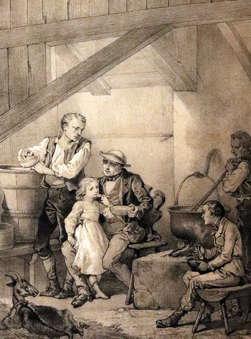 1870 Rare French Ballooning Book - Aventures de Paul enlevé par un ballon - Adventures of Paul Abducted by a Balloon.