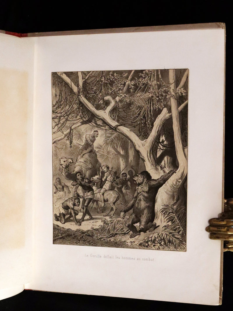 1870 Rare French Ballooning Book - Aventures de Paul enlevé par un ballon - Adventures of Paul Abducted by a Balloon.