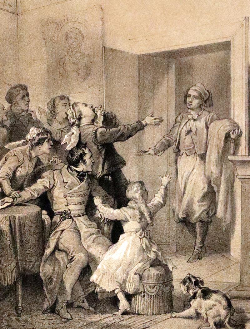 1870 Rare French Ballooning Book - Aventures de Paul enlevé par un ballon - Adventures of Paul Abducted by a Balloon.