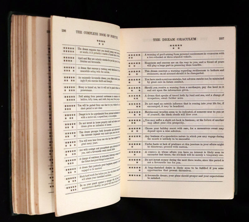 1935 Rare Book - The Complete Book of Fortune A Comprehensive Survey Of The Occult Sciences & Other Methods Of Divination.