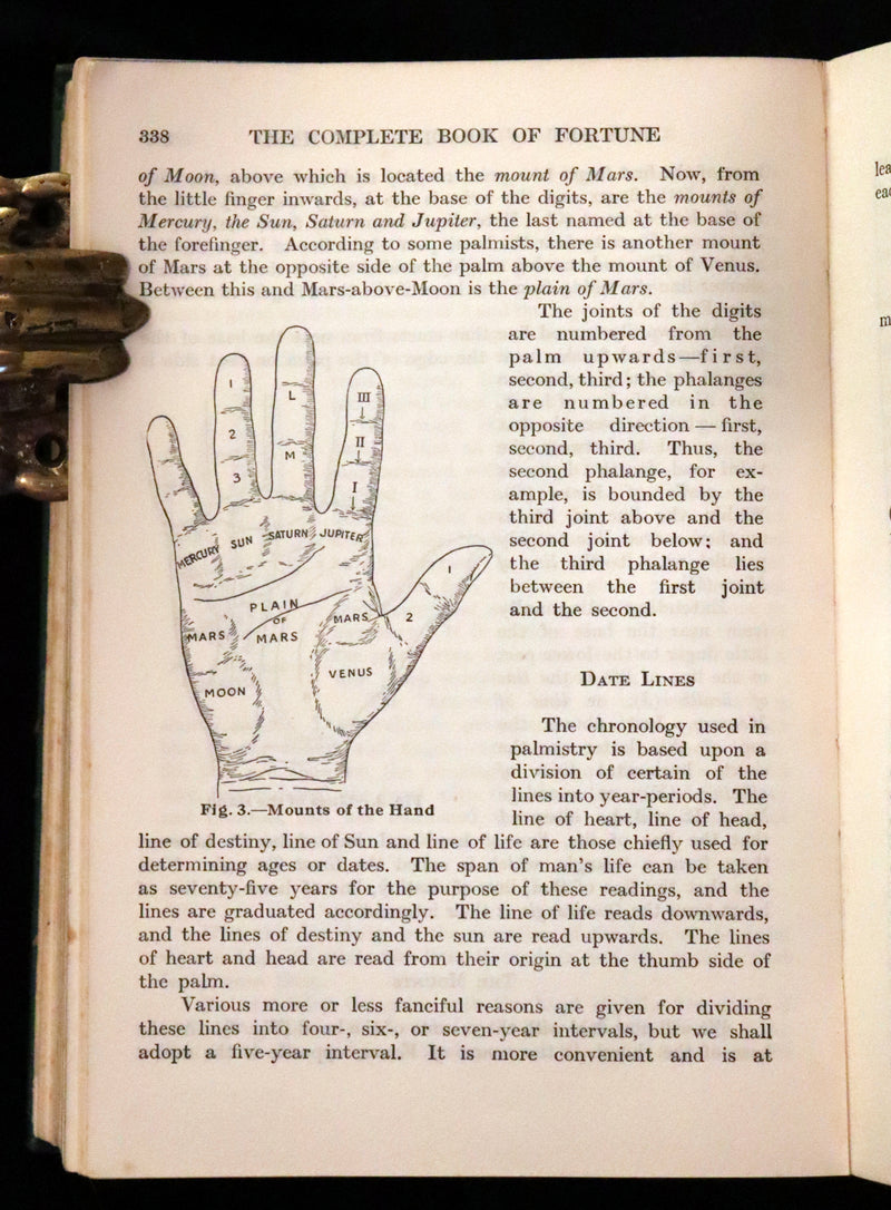 1935 Rare Book - The Complete Book of Fortune A Comprehensive Survey Of The Occult Sciences & Other Methods Of Divination.
