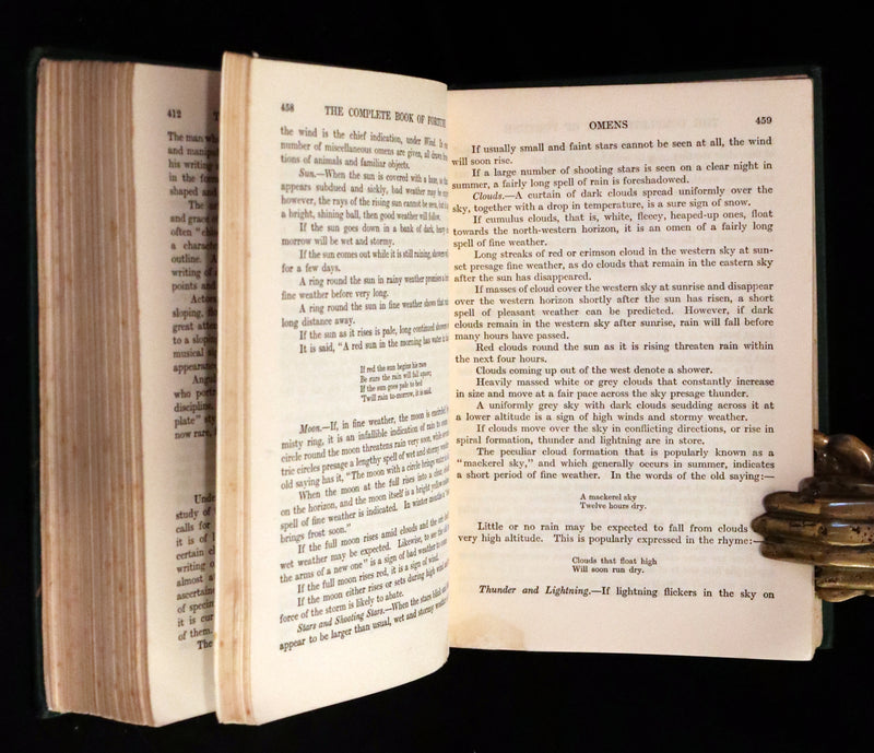 1935 Rare Book - The Complete Book of Fortune A Comprehensive Survey Of The Occult Sciences & Other Methods Of Divination.