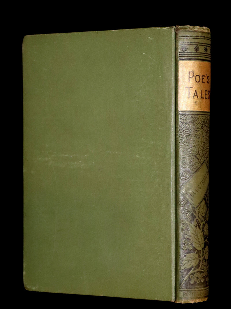 1887 Scarce Book - The Murders in the Rue Morgue and Other Tales by Edgar Allan POE (Black Cat, Pit & Pendulum, Fall of House of Usher, Gold Bug, etc.).