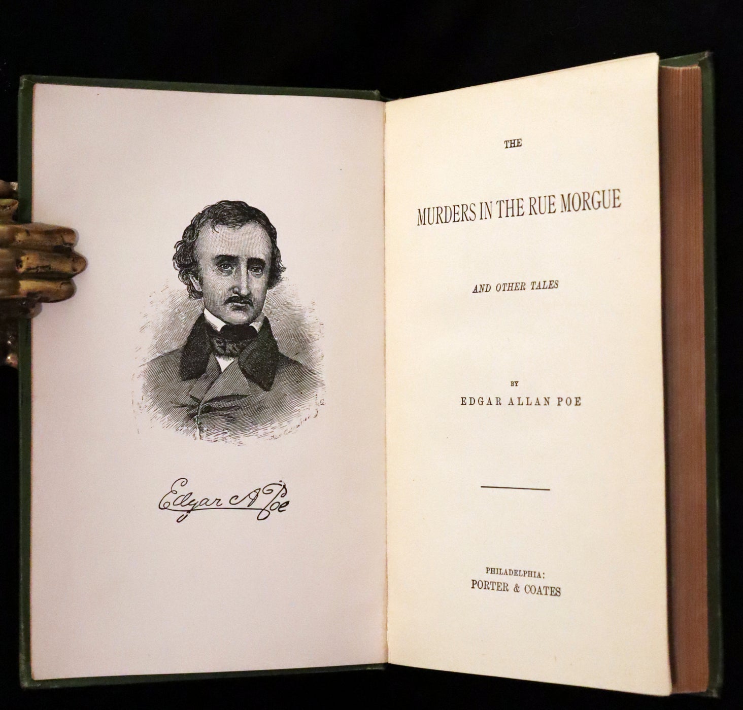 1887 Scarce Book - The Murders in the Rue Morgue and Other Tales by ...