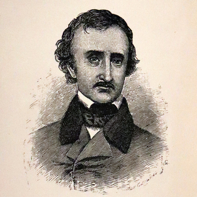1887 Scarce Book - The Murders in the Rue Morgue and Other Tales by Edgar Allan POE (Black Cat, Pit & Pendulum, Fall of House of Usher, Gold Bug, etc.).