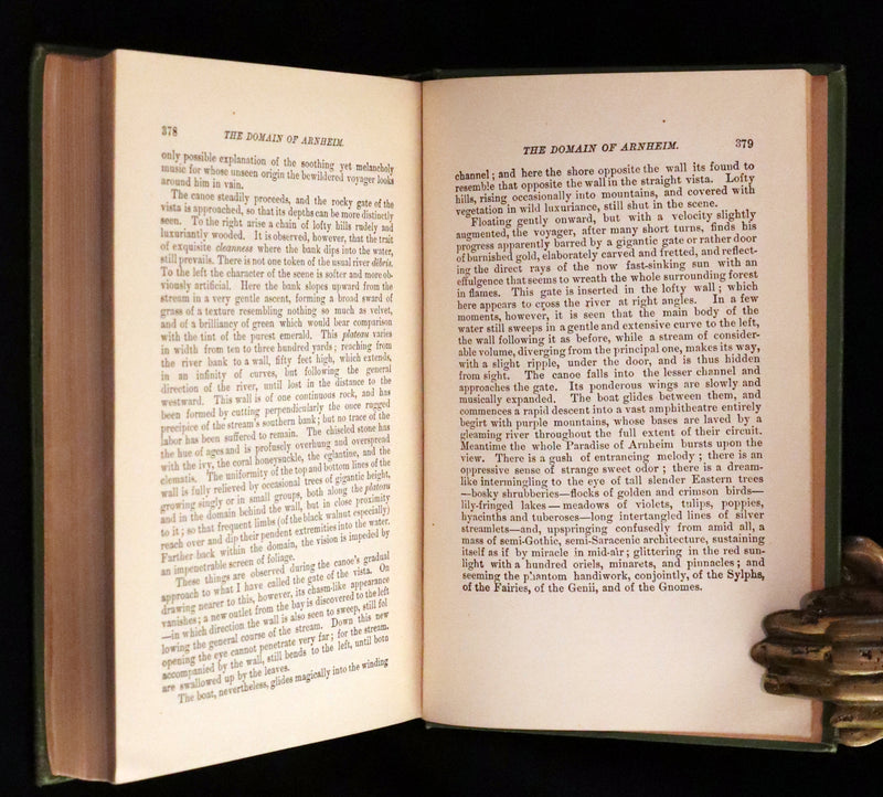 1887 Scarce Book - The Murders in the Rue Morgue and Other Tales by Edgar Allan POE (Black Cat, Pit & Pendulum, Fall of House of Usher, Gold Bug, etc.).