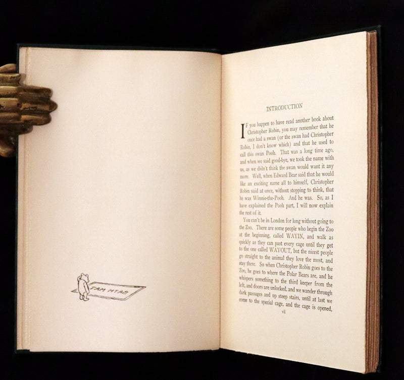 1926 Rare First Edition - WINNIE-THE-POOH by A.A. Milne & Illustrated by Shepard.