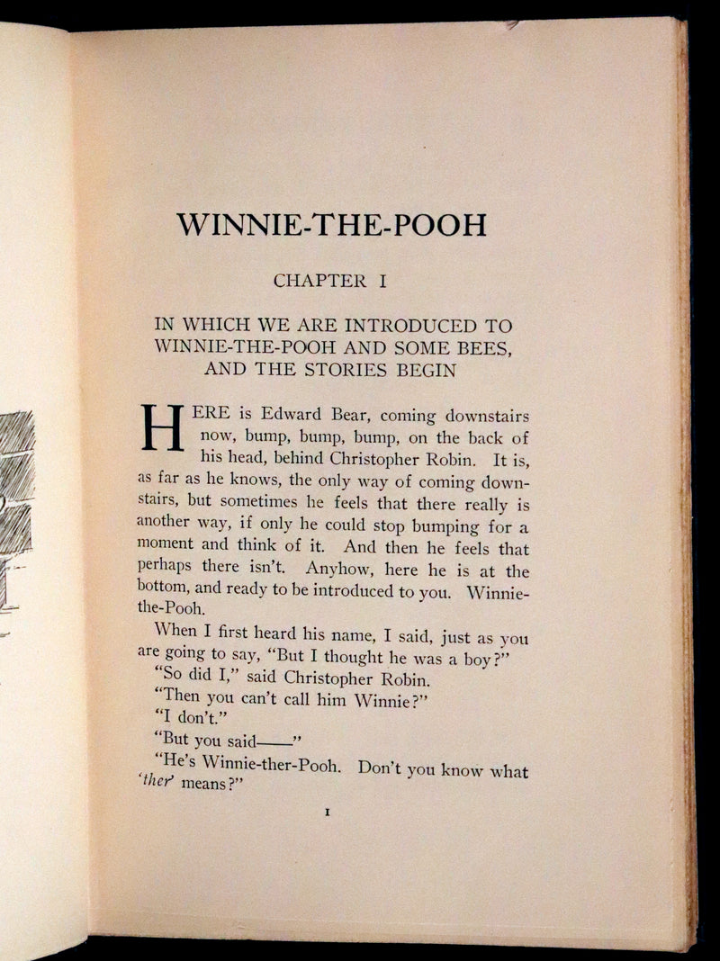 1926 Rare First Edition - WINNIE-THE-POOH by A.A. Milne & Illustrated by Shepard.