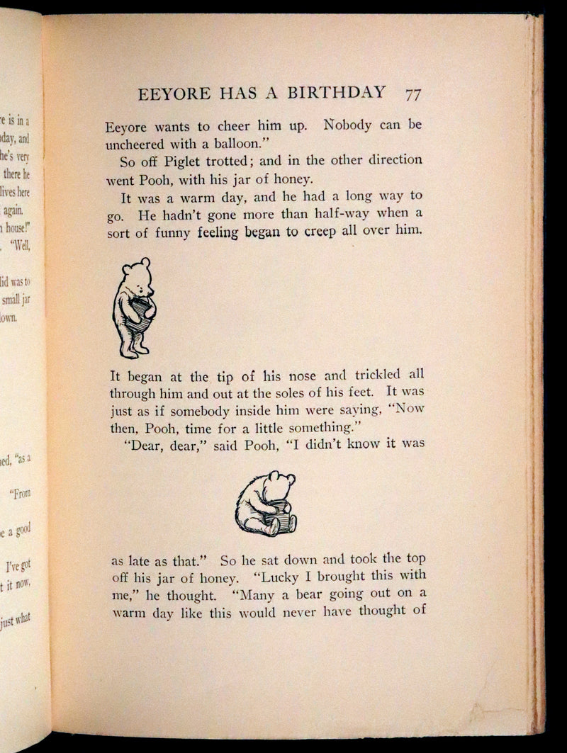 1926 Rare First Edition - WINNIE-THE-POOH by A.A. Milne & Illustrated by Shepard.