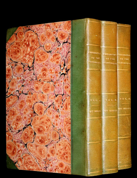 1828 Rare First Edition Book Set - The Fair Maid of Perth (Chronicles of the Canongate, 2nd Series) by Sir Walter Scott.