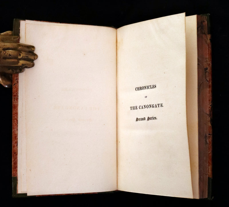 1828 Rare First Edition Book Set - The Fair Maid of Perth (Chronicles of the Canongate, 2nd Series) by Sir Walter Scott.