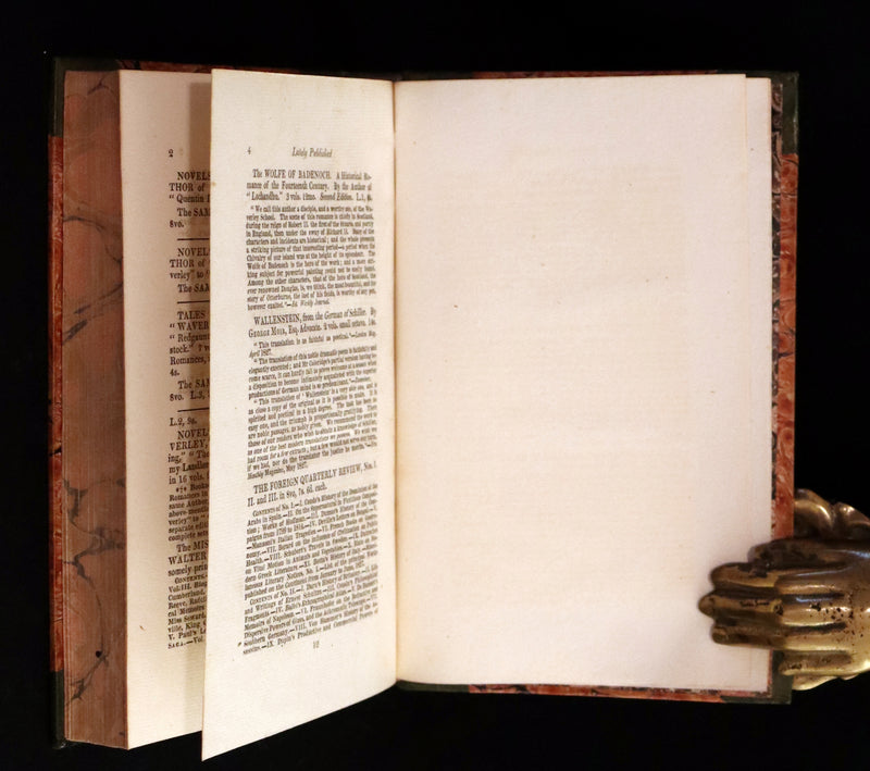 1828 Rare First Edition Book Set - The Fair Maid of Perth (Chronicles of the Canongate, 2nd Series) by Sir Walter Scott.