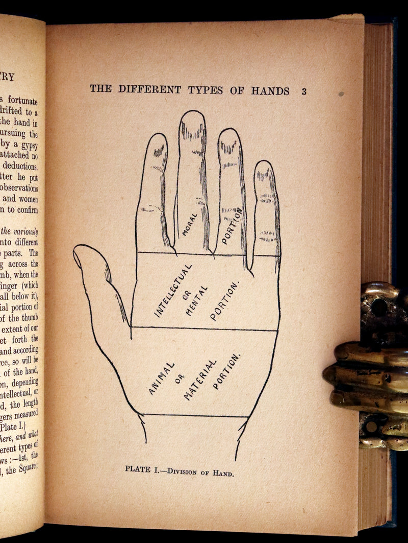 1917 Scarce CHIROMANCY Book - A Catechism of Palmistry by Ida Ellis. Illustrated.