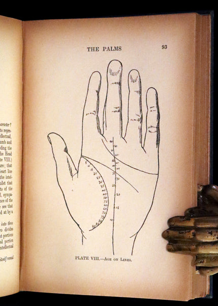 1917 Scarce CHIROMANCY Book - A Catechism of Palmistry by Ida Ellis. Illustrated.