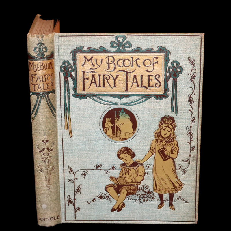 1895 Rare Victorian Book -  MY BOOK OF FAIRY TALES illustrated by Arthur Layard.