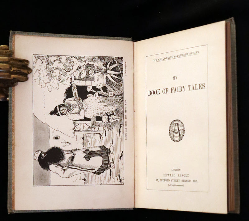 1895 Rare Victorian Book -  MY BOOK OF FAIRY TALES illustrated by Arthur Layard.