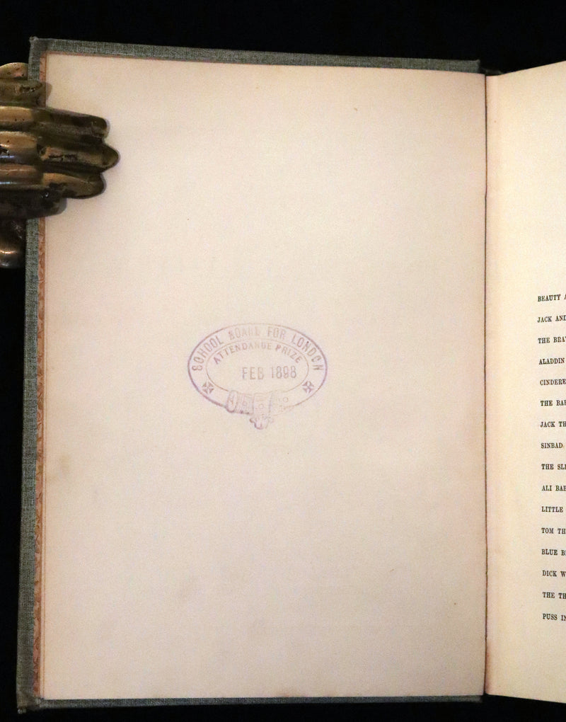 1895 Rare Victorian Book -  MY BOOK OF FAIRY TALES illustrated by Arthur Layard.