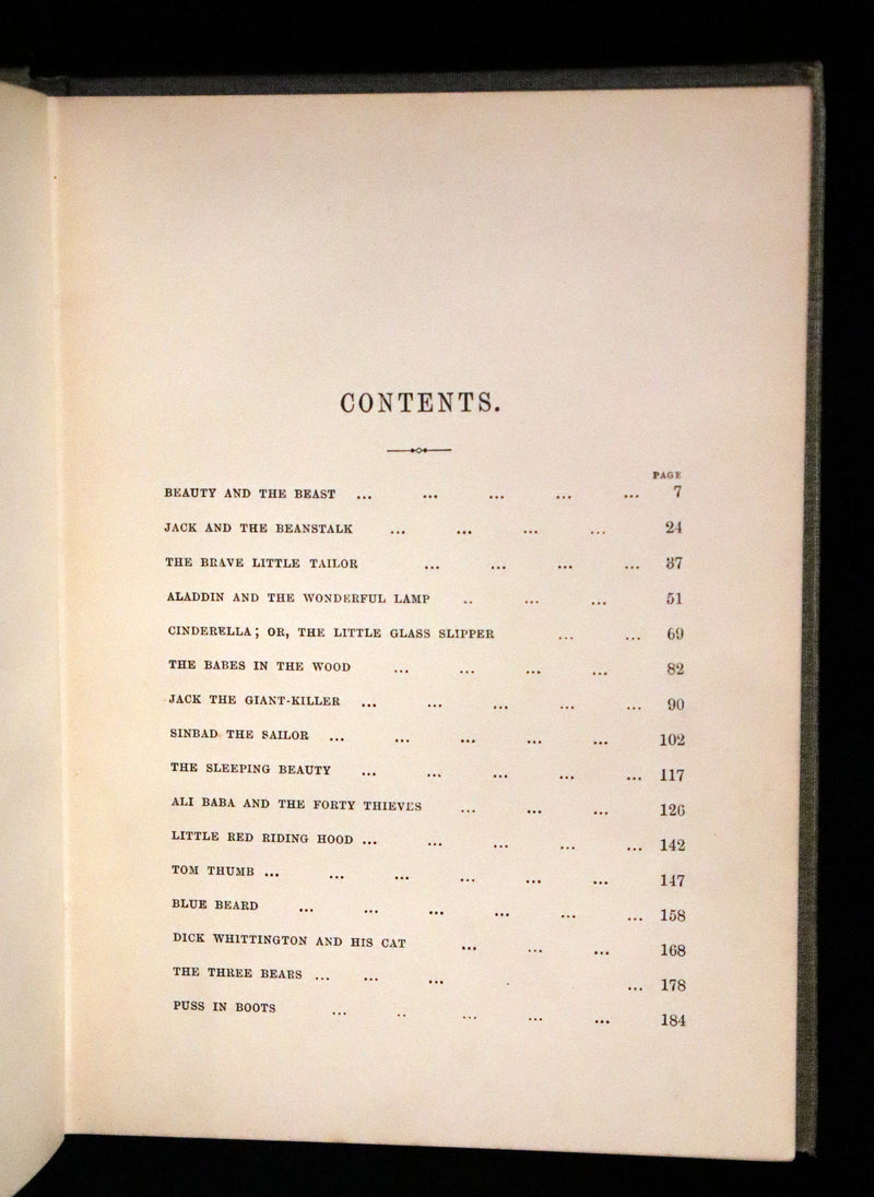 1895 Rare Victorian Book -  MY BOOK OF FAIRY TALES illustrated by Arthur Layard.