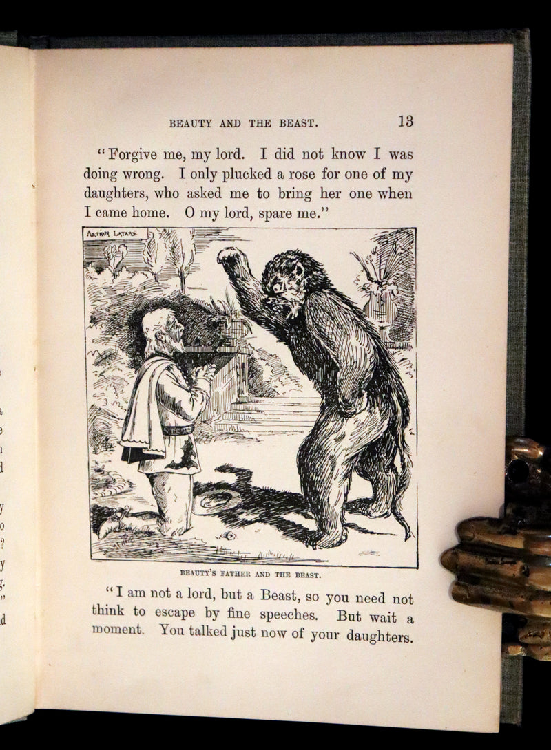 1895 Rare Victorian Book -  MY BOOK OF FAIRY TALES illustrated by Arthur Layard.