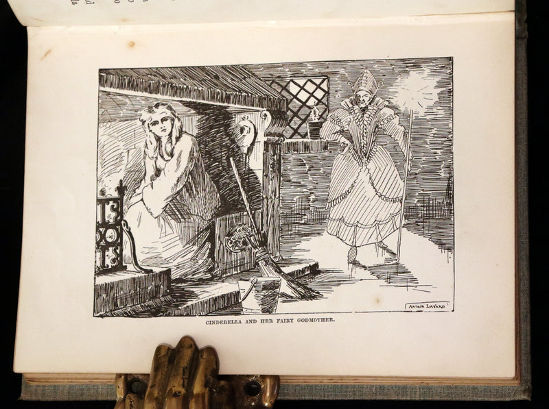 1895 Rare Victorian Book -  MY BOOK OF FAIRY TALES illustrated by Arthur Layard.