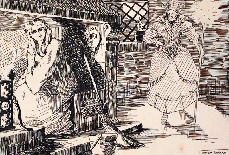 1895 Rare Victorian Book -  MY BOOK OF FAIRY TALES illustrated by Arthur Layard.