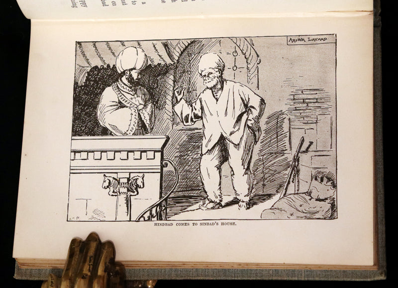 1895 Rare Victorian Book -  MY BOOK OF FAIRY TALES illustrated by Arthur Layard.