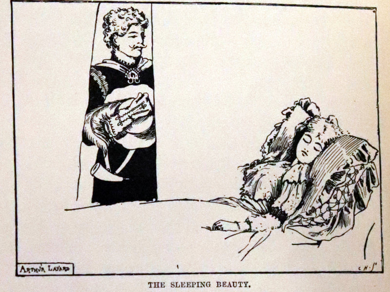 1895 Rare Victorian Book -  MY BOOK OF FAIRY TALES illustrated by Arthur Layard.