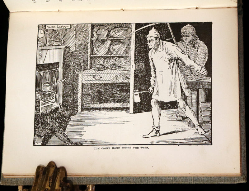 1895 Rare Victorian Book -  MY BOOK OF FAIRY TALES illustrated by Arthur Layard.