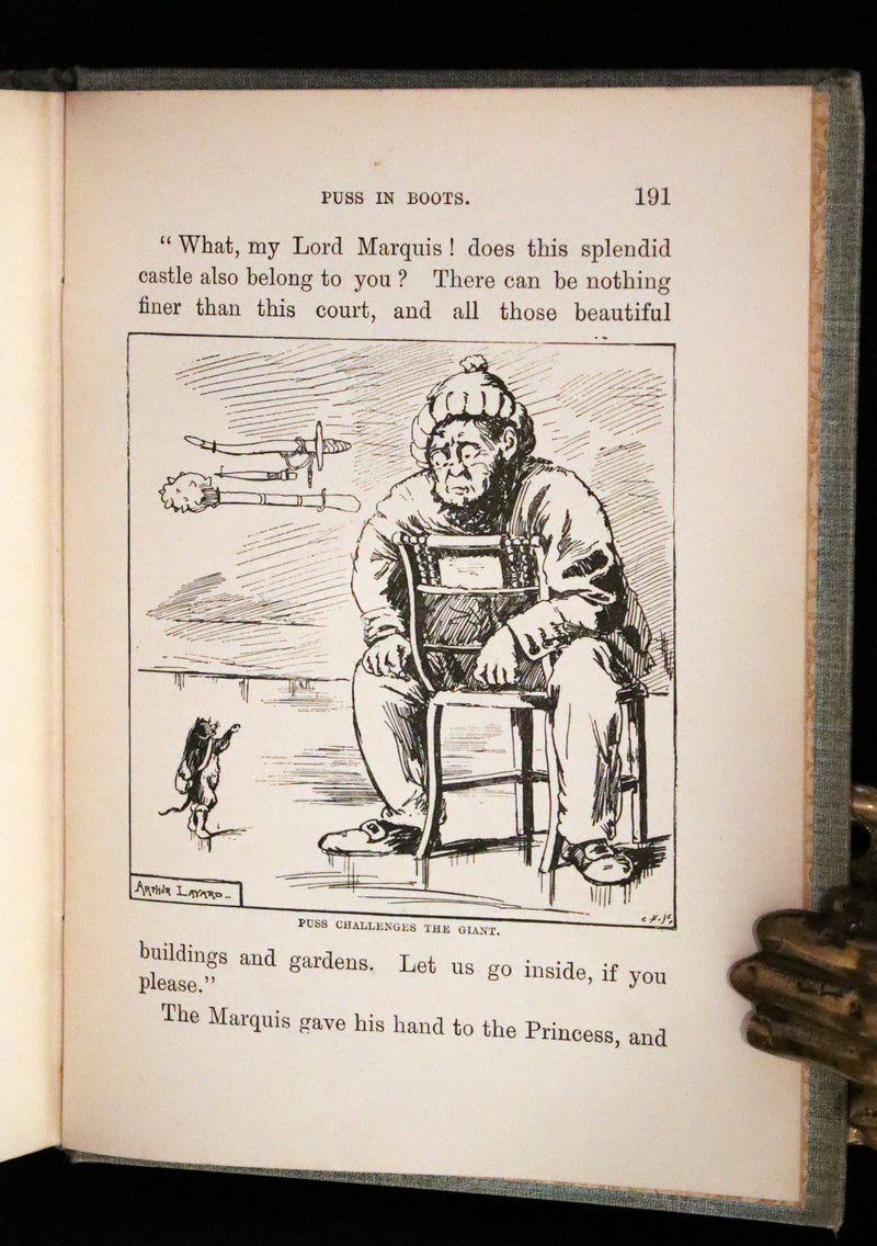 1895 Rare Victorian Book -  MY BOOK OF FAIRY TALES illustrated by Arthur Layard.