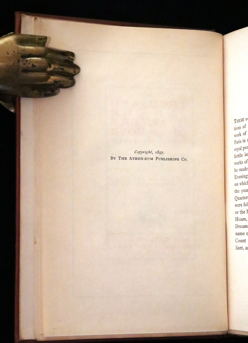 1897 Scarce First US Edition - Tartarian Tales - The Thousand and One Quarters of an Hour by Thomas Simon Gueulette.