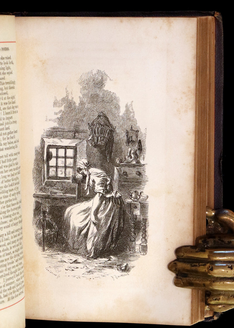 1863 Rare Book - The Poetical Works of William Wordsworth. With Illustrations by Keeley Halswelle.