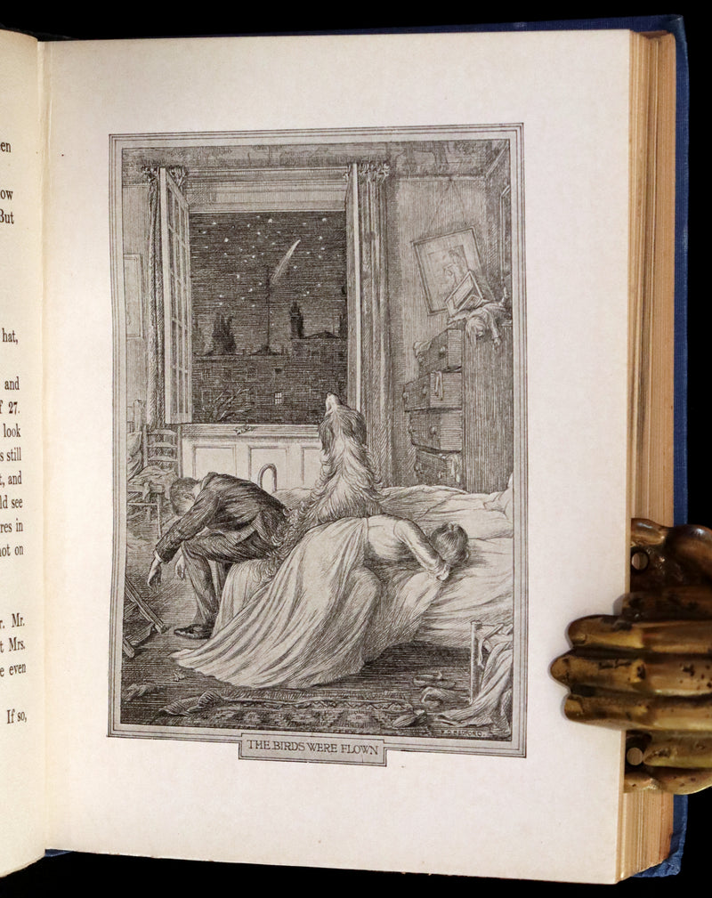 1911 Scarce PETER PAN Edition - Peter and Wendy by J.M. Barrie illustrated by F.D. Bedford with Tipped-in Color Frontispiece.