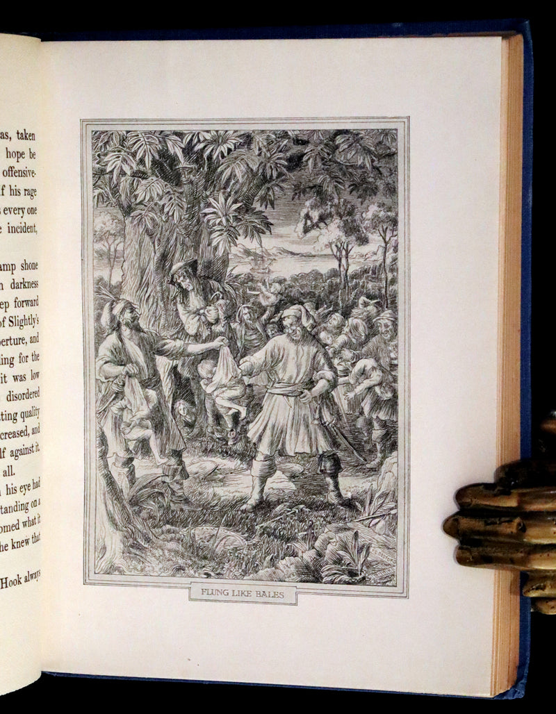 1911 Scarce PETER PAN Edition - Peter and Wendy by J.M. Barrie illustrated by F.D. Bedford with Tipped-in Color Frontispiece.