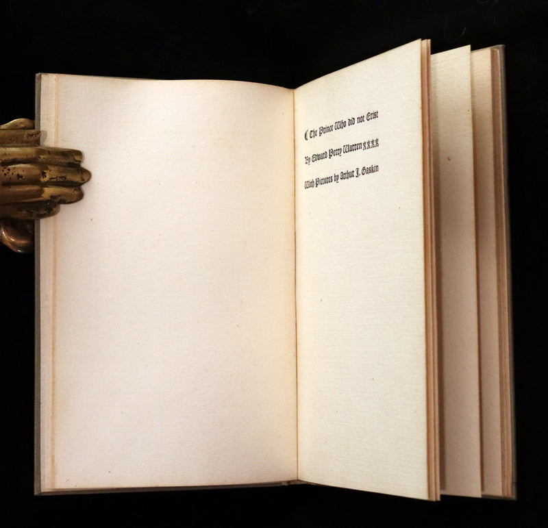 1900 Scarce Limited First Edition - The Prince Who Did Not Exist illustrated by Arthur J. Gaskin.
