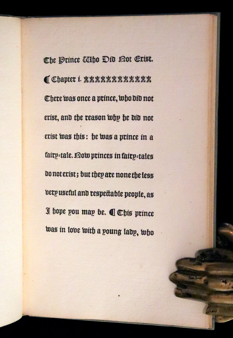 1900 Scarce Limited First Edition - The Prince Who Did Not Exist illustrated by Arthur J. Gaskin.