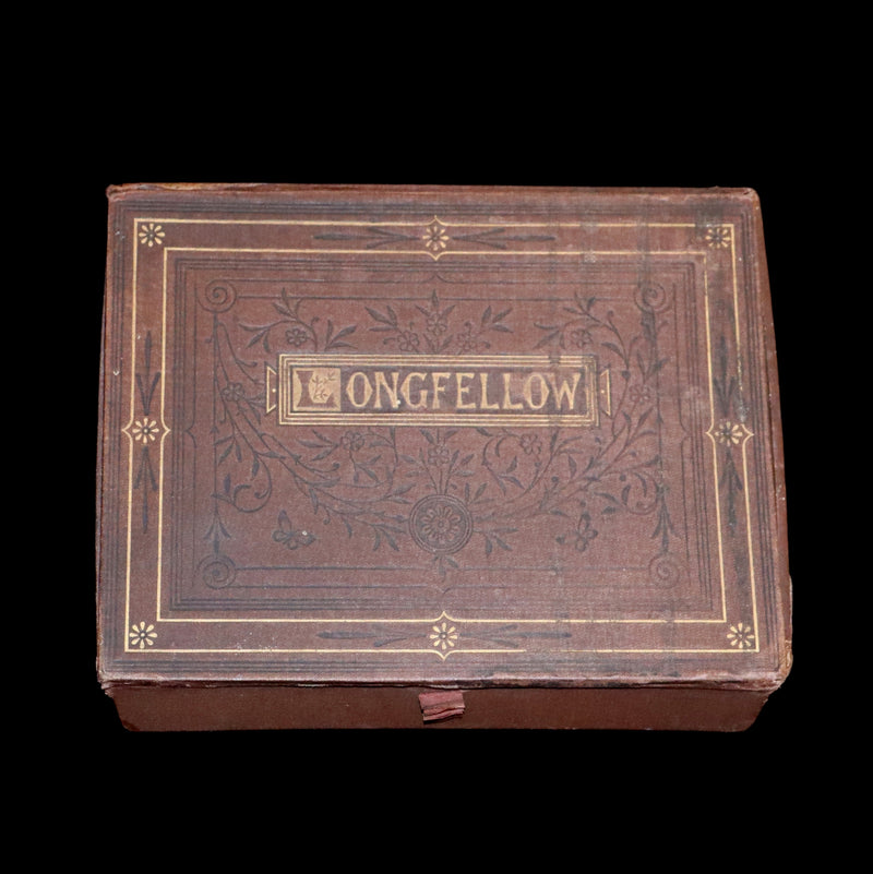 1878 Rare Victorian Edition - Longfellow's Poetical Works (11 Volume Box Set).
