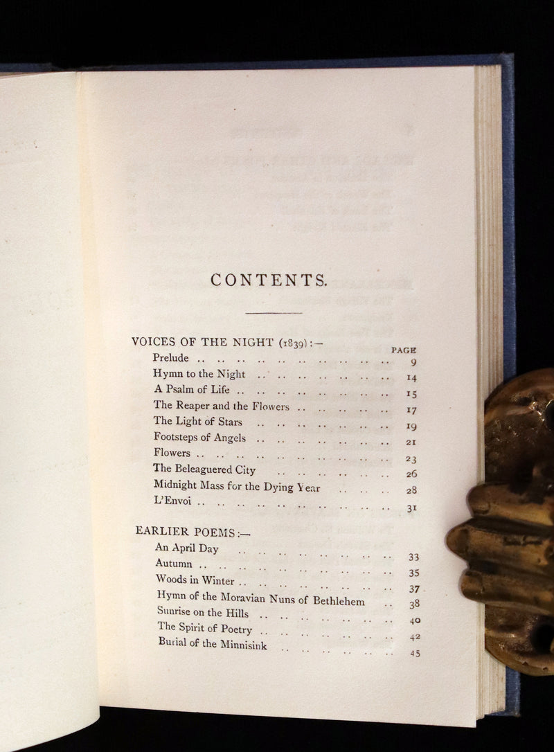 1878 Rare Victorian Edition - Longfellow's Poetical Works (11 Volume Box Set).