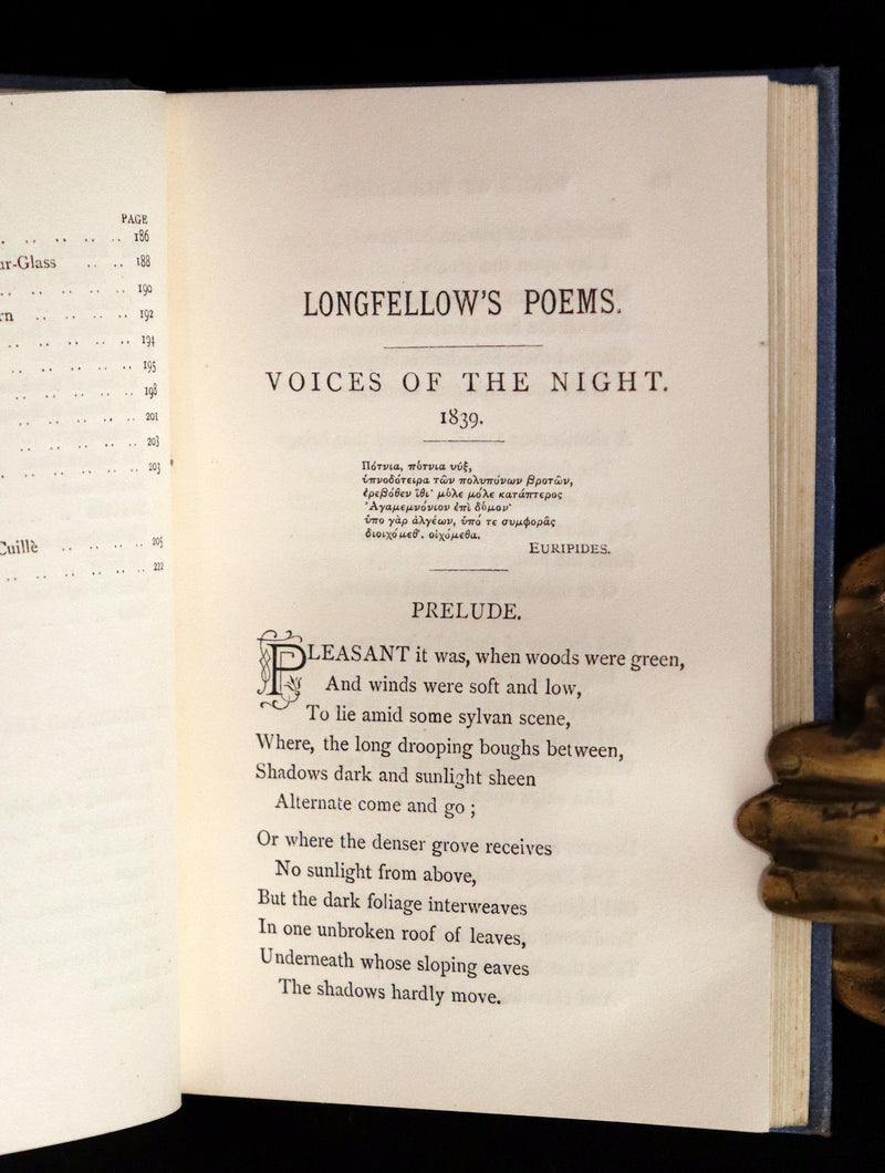 1878 Rare Victorian Edition - Longfellow's Poetical Works (11 Volume Box Set).